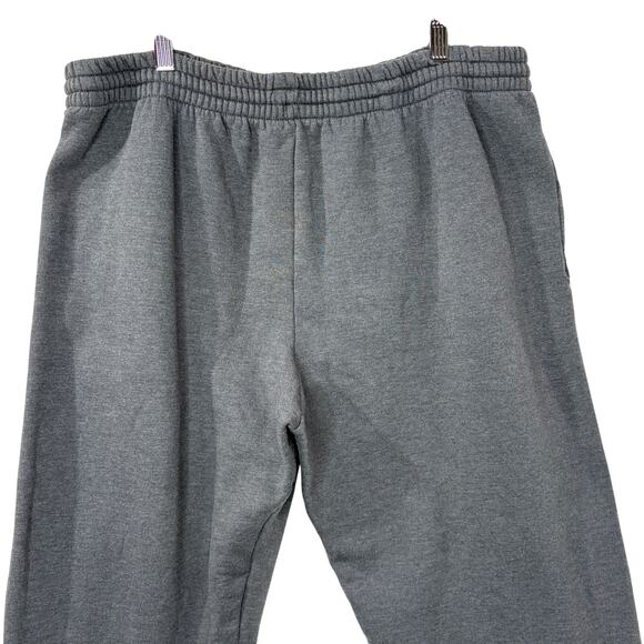 Fruit of the Loom Size XL Vintage Sweatpants Dark Gray Elastic Leg Pull On - Picture 14 of 15